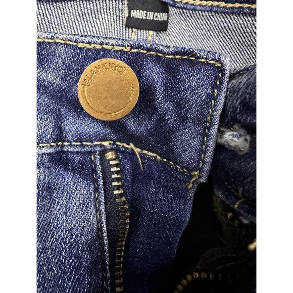 BLANKNYC Women's The Fulton Roll Up Distressed Denim Blue Shorts Size‎ 31 NWT - Picture 8 of 12